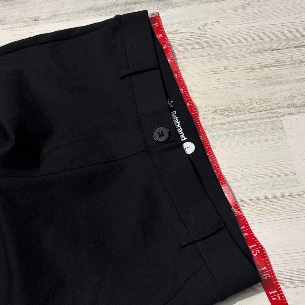 Betabrand Black Classic DPYP Dress Pant Yoga Pant Bootcut Size Large - Picture 5 of 5